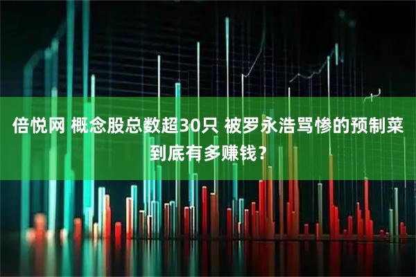 倍悦网 概念股总数超30只 被罗永浩骂惨的预制菜到底有多赚钱？